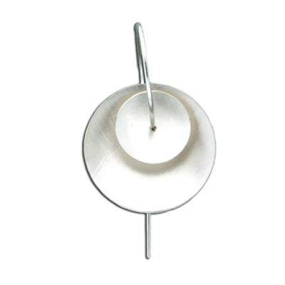 â€œFlying Saucer: Earring- Sterling Silver
