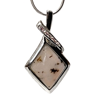 Sterling Silver Pendant- Dendritic Agate