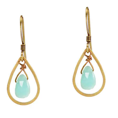Amazonite Dangle Earrings