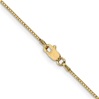 14k Box Chain- 16â€