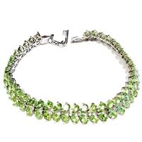 Sterling Silver Bracelet- Peridot