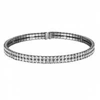 Double Row Crystal Bracelet by Twistals
