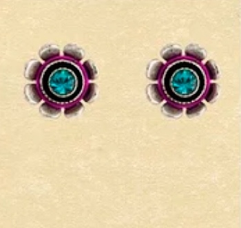 Firefly Post Earrings- Petite Flower- Multi Color