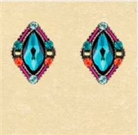 Firefly Post Earrings- Petite Stud- Multi Color