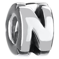 1/2 price- Chamilia Bead -Initial-N-Retired