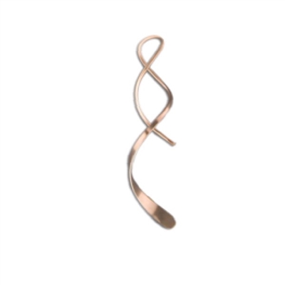 Rose Gold Filled "Mini Spiral" Earrings