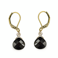 Black Onyx Drop Earrings