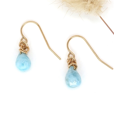 Larimar Earrings- â€œBrioâ€