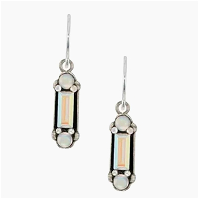 Firefly Earrings- La Dolce Vita Petite Oval Earrings- Snow