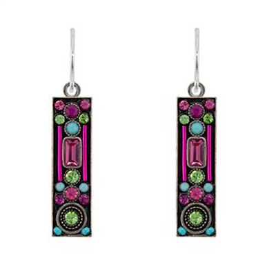 Firefly Earrings- Architectural- Rose