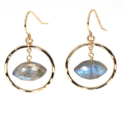 Labradorite â€œVistaâ€ Earrings