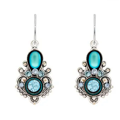 Firefly Drop Earrings-Light Blue