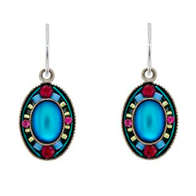 Firefly Earrings- Moonlight Collection- Bermuda Blue