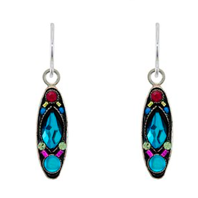 Firefly Earrings- Moonlight Collection- Bermuda Blue