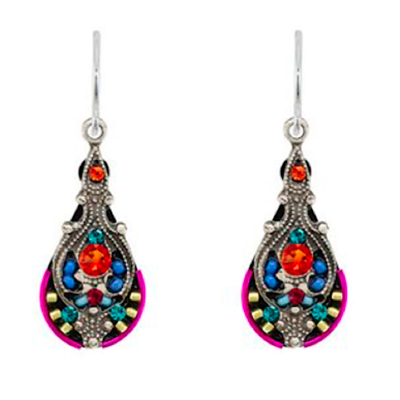 Firefly Earrings- Filigree Drop Collection-Multi Color