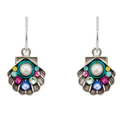 Firefly Earrings-Beach Shell- Soft Color Pallette