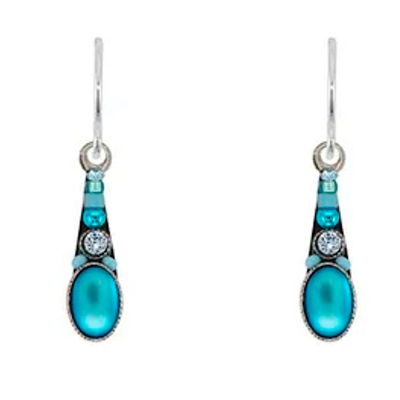 Firefly Drop Earrings-Moonlight Collection-Light Blue