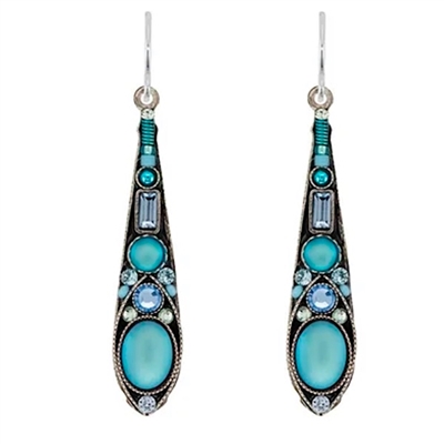 Firefly Drop Earrings-Moonlight Collection-Light Blue