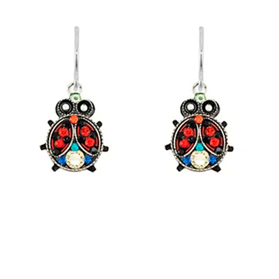 Firefly Earrings- Ladybug-Multi Color