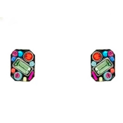Firefly Petite Post Earrings- Calypso Collection-Multi Color