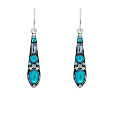 Firefly Drop Earrings-Moonlight Collection-Light Blue