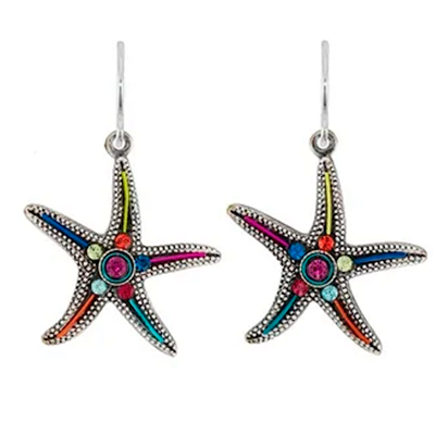 Firefly  Earrings- Starfish-Multi Color