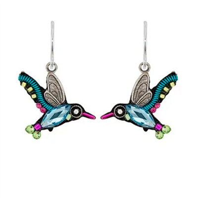 Firefly  Earrings- Hummingbird-Light Blue