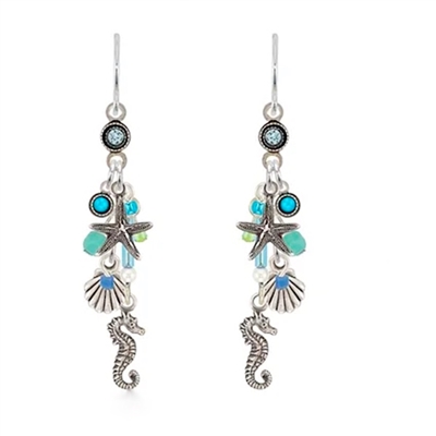 Firefly Drop Earrings- Charmed Ocean-Aquamarine