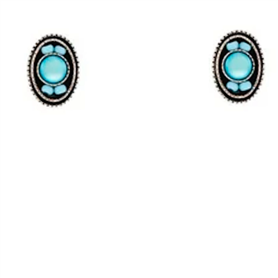 Firefly Petite Post Earrings-  Light Blue