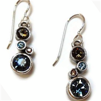 Antique Silver â€œCassieâ€ Earrings- Cascade