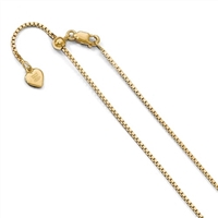 14k Gold Filled Adjustable Box Chain