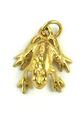 14K Gold Charm-Frog