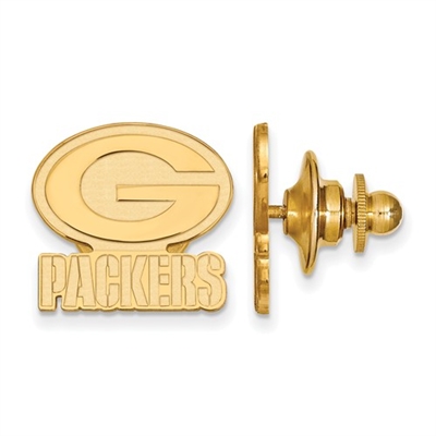 Green Bay Packers Lapel Pin- Gold Plated