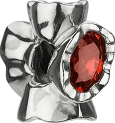 1/2 price-Chamilia Bead-Majestic Red CZ-Retired