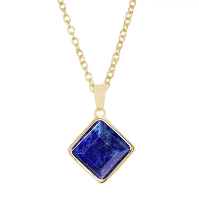 Lapis Pendant- Gold Filled
