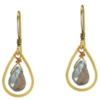 Labradorite Drop Earrings