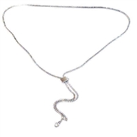 Crystal Lariat Necklace by Twistals
