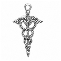 Sterling Silver Charm-Caduceus