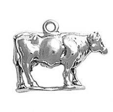 Sterling Silver Charm-Cow
