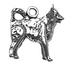 Sterling Silver Charm- Dog-Border Collie
