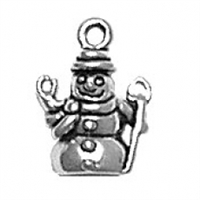 Sterling Silver Charm-Snowman