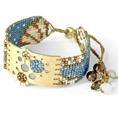 â€œSandy Beachâ€ Beaded Bracelet
