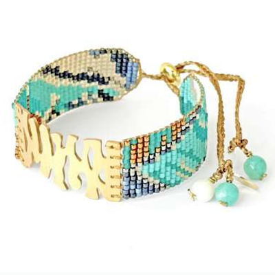 â€œCanopyâ€ Beaded Bracelet