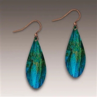 Blue Branches Dew Drop Earrings