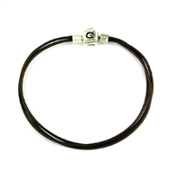 Original CHAMILIA Bracelet-Chocolate Leather 7.5 Inches