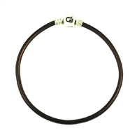 Original CHAMILIA Bracelet-Chocolate Leather 7.9 Inches