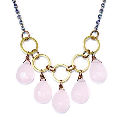 Rose Chalcedony Necklace