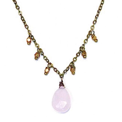Rose Chalcedony Necklace