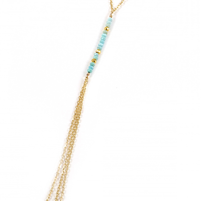 Turquoise Waterfall Necklace