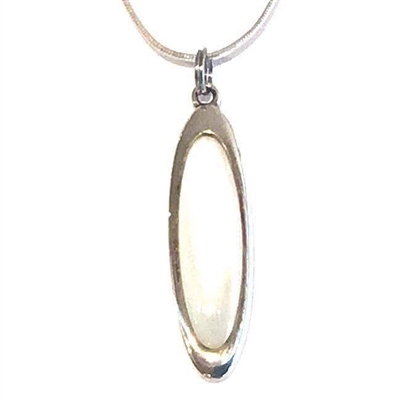 Sterling Silver Pendant- Mother of Pearl